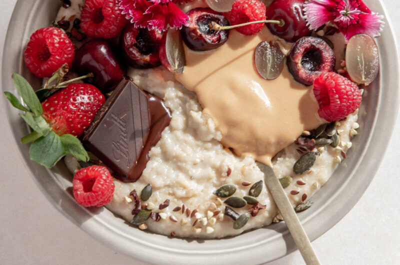 Black Forrest Porridge⁣