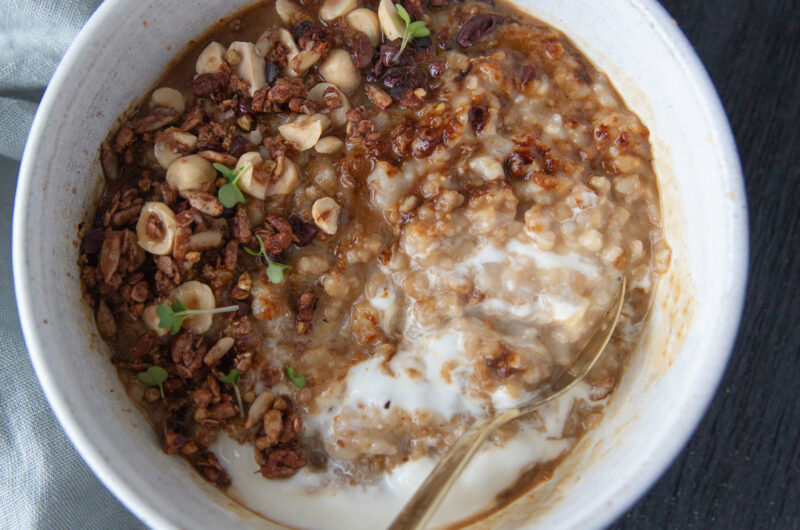 Hazelnut Mocha Porridge