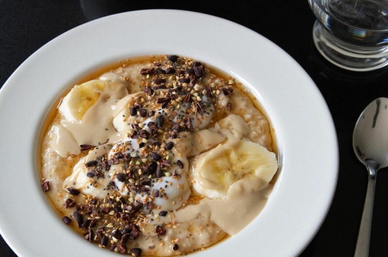 Banana Tahini Porridge
