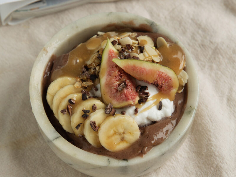Cookie Dough Smoothie Bowl Emily Grace Food
