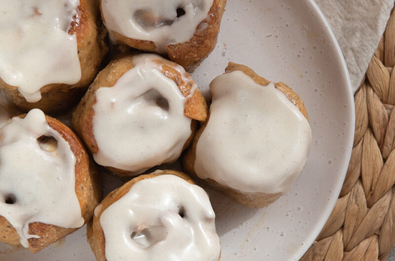 Apple Maple Cinnamon Scrolls⁣