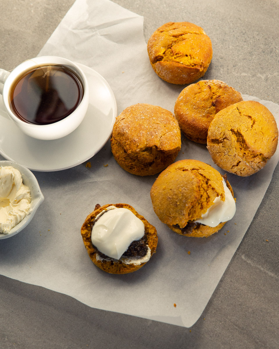 healthy pumpkin scones