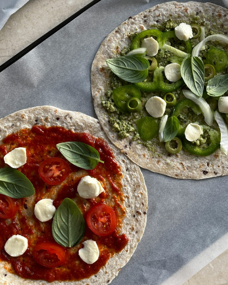 Wrap Pizzas 3 Ways Emily Grace Food