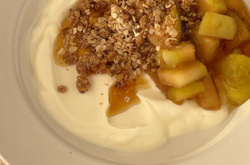 Apple Crumble Granola Bowl