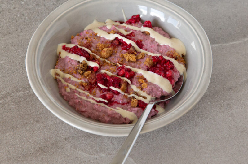 Raspberry Danish Bircher
